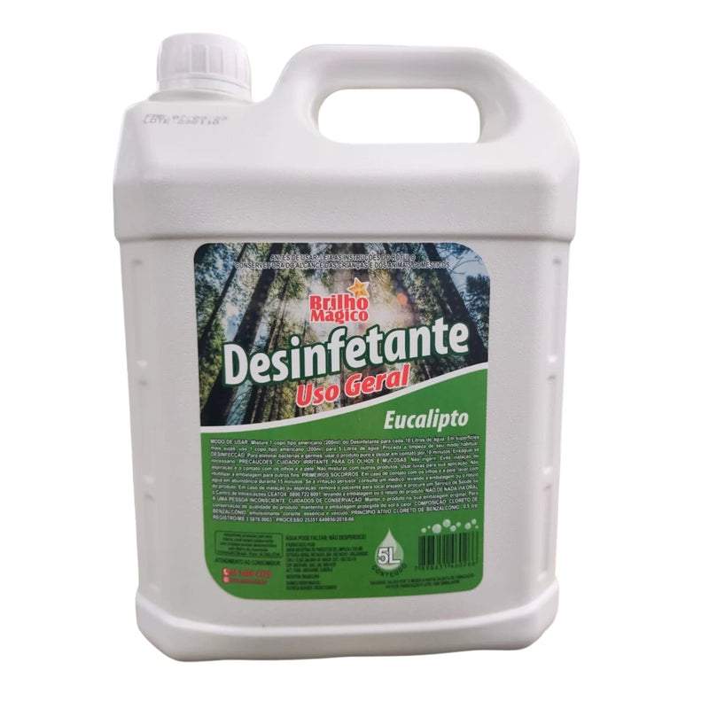 DESINFETANTE BRILHO MAGICO EUCALIPTO 5LT